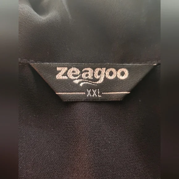 Zeagoo Black Sleeveless Maxi Cover-up Dress - Picture 6 of 7